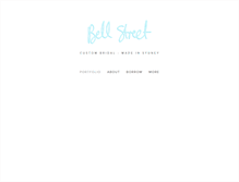 Tablet Screenshot of bell-street.com